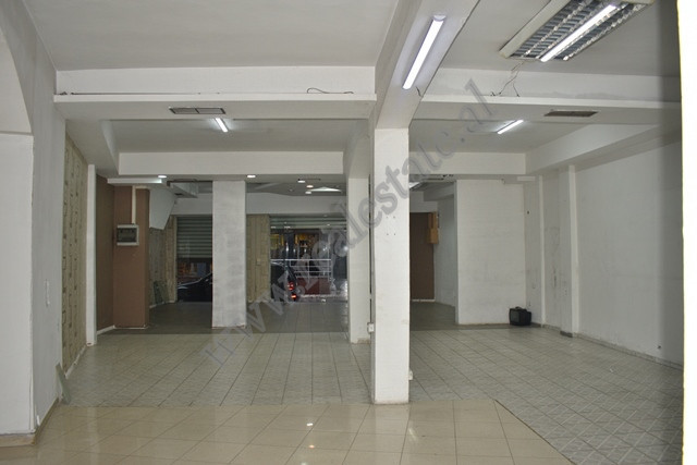 Store for rent in Dibra street in Tirana, Albania.
It is located on the ground floor of a 2 storey 